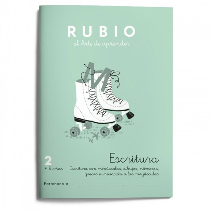 RUBIO Cuaderno A5 Escritura Nº 2 (+6 años)
