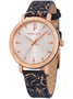 Police Reloj PL16033MSRB.32 con caja dorada y correa marrón