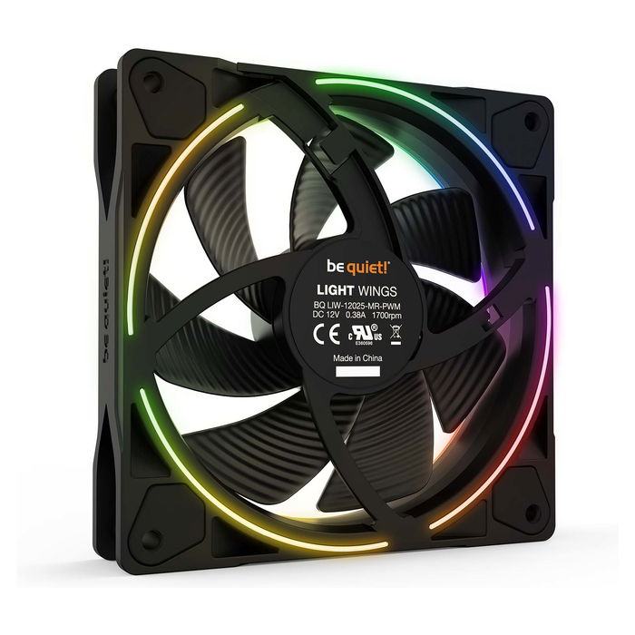 Be Quiet! LIGHT WINGS 120mm PWM ARGB Triple-Pack Ventilador para PC