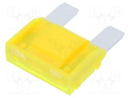 ESKA Fusible de cartucho MAXI 20A 58VDC 29mm Amarillo