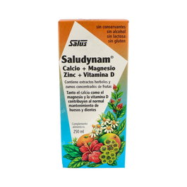 Salus Saludynam Suplemento de Calcio y Magnesio Líquido - 250 ml