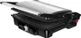 MPM MGR-09M Plancha de Contacto Eléctrica Grill 2000W, Acero Inoxidable Negro, Superficie Antiadherente 290x230 mm, hasta 270°C