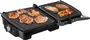 MPM MGR-09M Plancha de Contacto Eléctrica Grill 2000W, Acero Inoxidable Negro, Superficie Antiadherente 290x230 mm, hasta 270°C