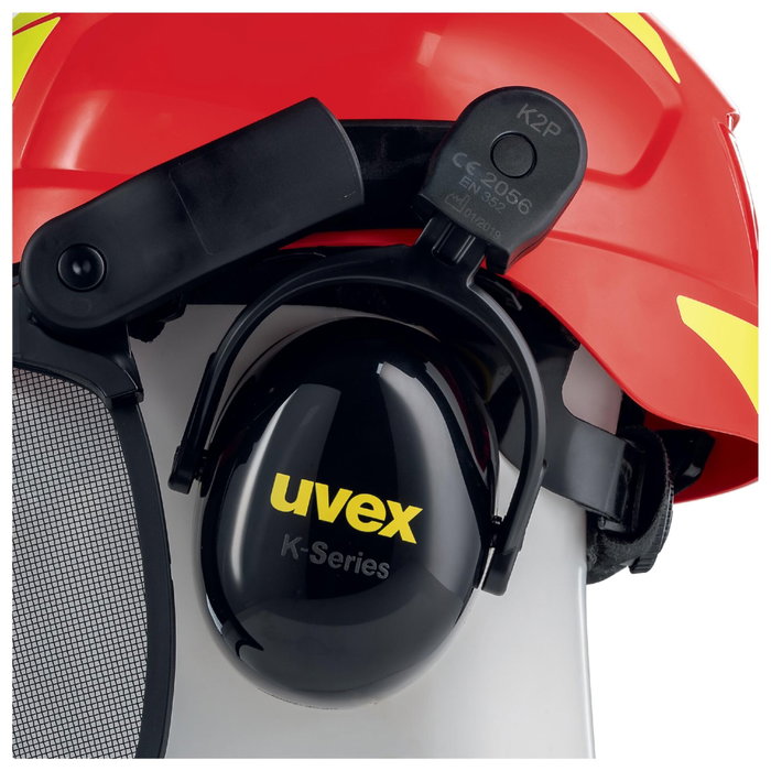 uvex pheos forestry safety helmet Rojo / Amarillo