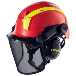 uvex pheos forestry safety helmet Rojo / Amarillo