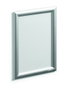 Durable Marco expositor de aluminio A4 Plata