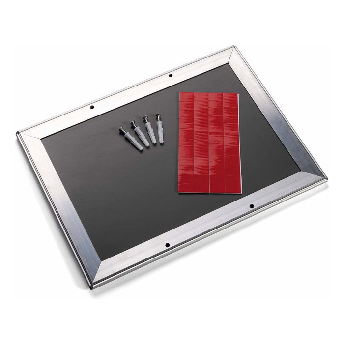 Durable Marco expositor de aluminio A4 Plata