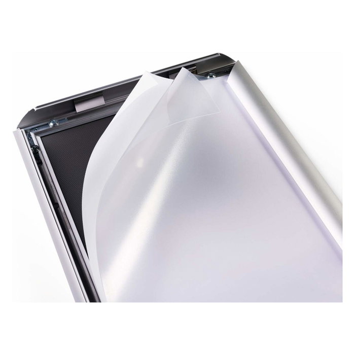 Durable Marco expositor de aluminio A4 Plata