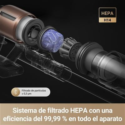 Dreame Z20 Aspiradora de Varilla Inalámbrica Negro/Cobre