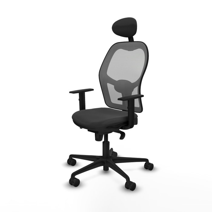 PIQUERAS Y CRESPO Silla de oficina Jorquera Gris con mecanismo Sincro PIQUERAS Y CRESPO Silla de oficina Jorquera Gris con mecanismo Sincro