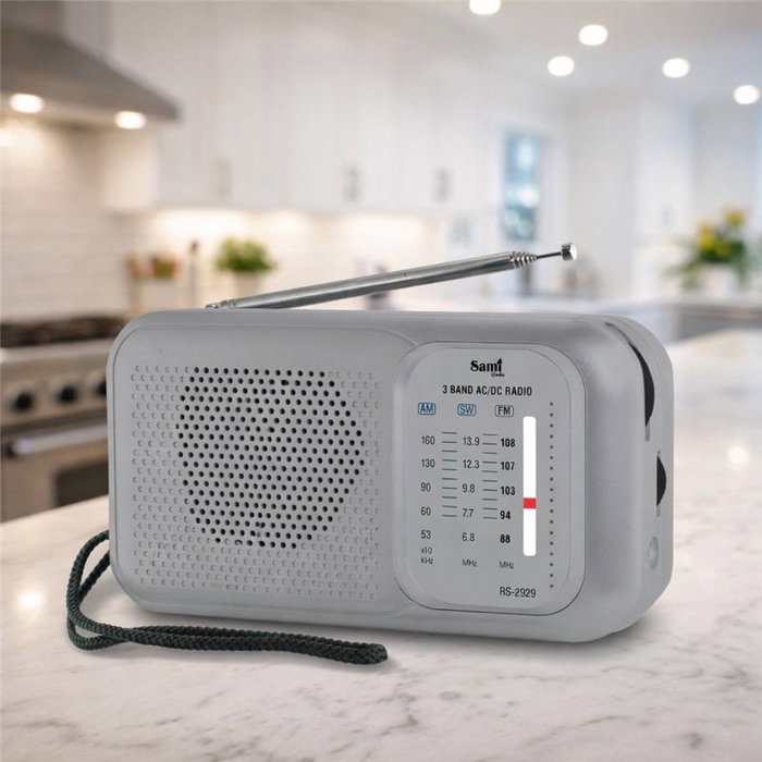 SAMI Radio Sami AC/DC 3 Bandas Gris Metalizada SAMI Radio Sami AC/DC 3 Bandas Gris Metalizada