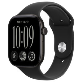 Apple Watch Series 12 46mm Aluminio Negro con Correa Sport M/L