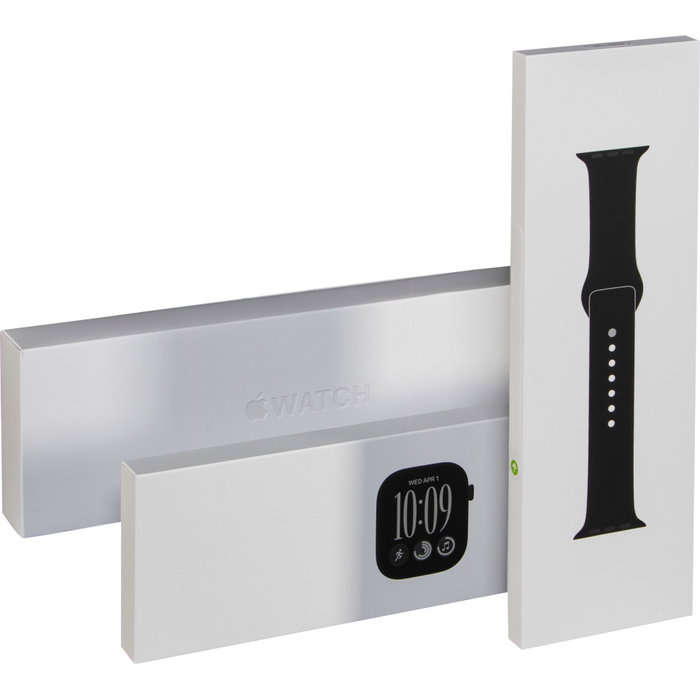 Apple Watch Series 12 46mm Aluminio Negro con Correa Deportiva M/L