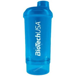 BIOTECHUSA Wave+ Compact Shaker 500Ml (+150Ml) Schocking Blue Batidora Deportiva