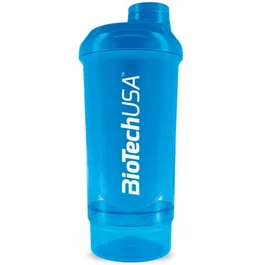 BiotechUSA Wave+ Compact Shaker 500ml con 150ml extra - Schocking Blue