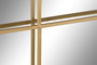 DKD Home Decor Espejo Loft Dorado 2 x 150 x 90 cm Hierro Cristal