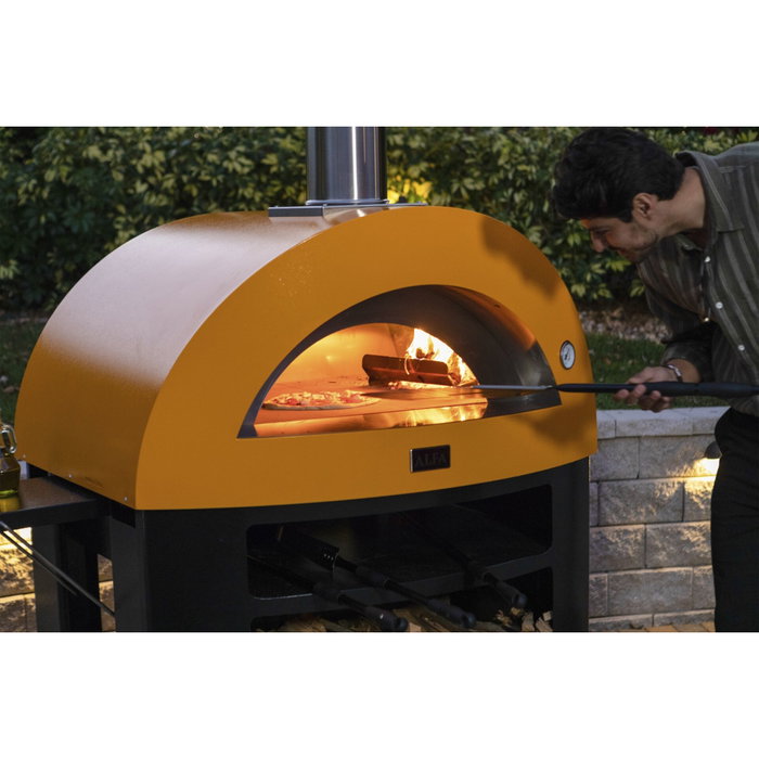 Alfa Moderno 5 Pizze Wood Yellow Horno para Pizza Alfa Moderno 5 Pizze Wood Yellow Horno para Pizza