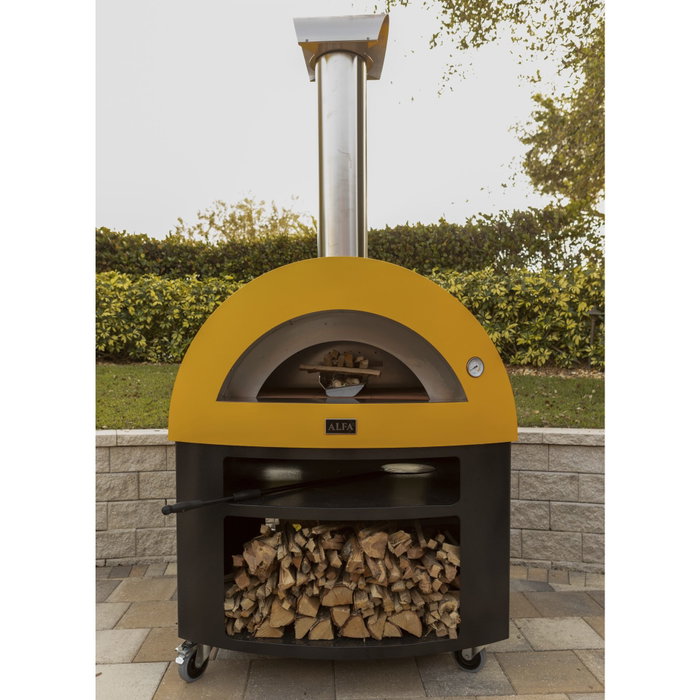 Alfa Moderno 5 Pizze Wood Yellow Horno para Pizza Alfa Moderno 5 Pizze Wood Yellow Horno para Pizza
