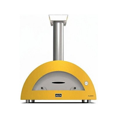 Alfa Forni Moderno 5 Pizze Wood Yellow