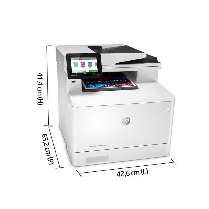 HP Color LaserJet Pro MFP M479fnw Multifunción Impresora Copiadora Escáner Fax, 28 ppm, ADF, Color