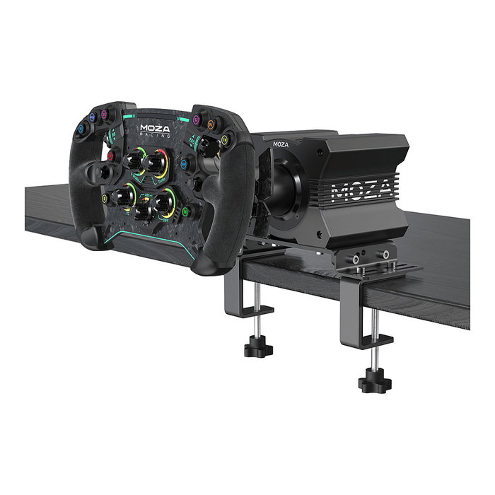 MOZA RACING Abrazadera RS12/R9 para Mesa, Negro MOZA RACING Abrazadera RS12/R9 para Mesa, Negro