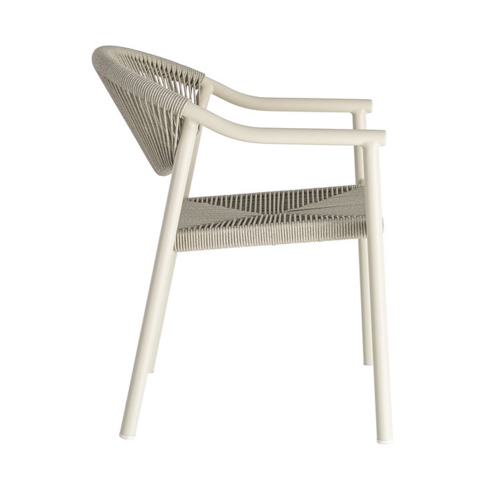 Silla Apilable Aluminio-Rattán Pe Ext. 56,50 X 62,50 X 80,50 (Set de 2) Silla Apilable Aluminio-Rattán Pe Ext. 56,50 X 62,50 X 80,50 (Set de 2)