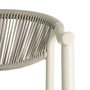 Silla Apilable Aluminio-Rattán Pe Ext. 56,50 X 62,50 X 80,50 (Set de 2)