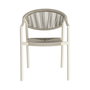 Silla Apilable Aluminio-Rattán Pe Ext. 56,50 X 62,50 X 80,50 (Set de 2)