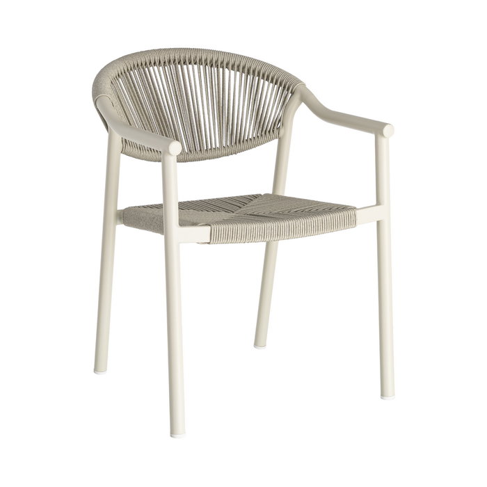 Silla Apilable Aluminio-Rattán Pe Ext. 56,50 X 62,50 X 80,50 (Set de 2) Silla Apilable Aluminio-Rattán Pe Ext. 56,50 X 62,50 X 80,50 (Set de 2)