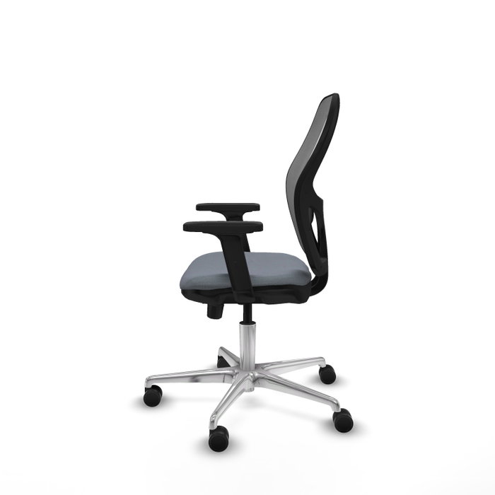 PIQUERAS Y CRESPO Silla de oficina Jorquera Gris con mecanismo Sincro/Traslack