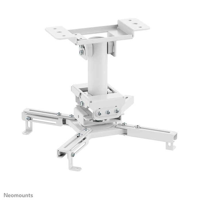 Neomounts Soporte de techo para proyector 45kg totalmente móvil blanco
