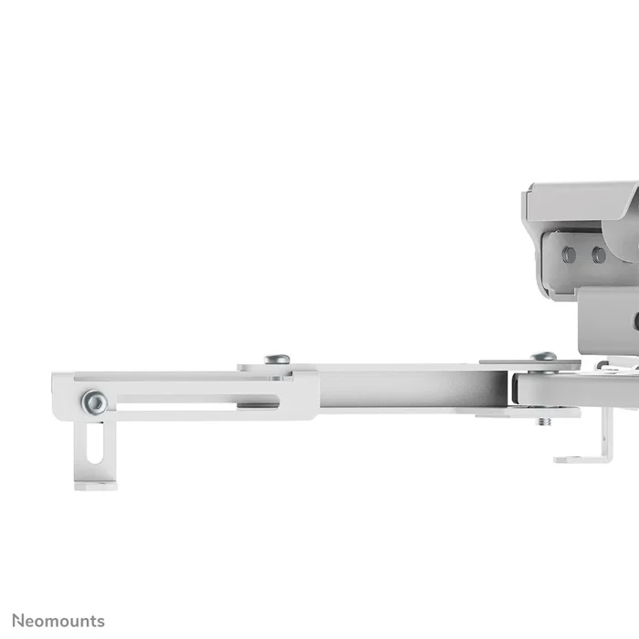 Neomounts CL25-530WH1 Soporte de Techo para Proyector Universal, 45 kg de Capacidad, Ajustable (Inclinación, Rotación 360°, Giro), Gestión de Cables, Color Blanco