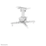Neomounts CL25-530WH1 Soporte de Techo para Proyector Universal, 45 kg de Capacidad, Ajustable (Inclinación, Rotación 360°, Giro), Gestión de Cables, Color Blanco