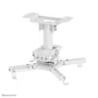 Neomounts CL25-530WH1 Soporte de Techo para Proyector Universal, 45 kg de Capacidad, Ajustable (Inclinación, Rotación 360°, Giro), Gestión de Cables, Color Blanco