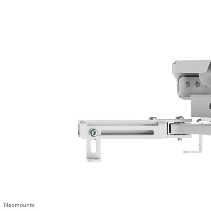 Neomounts CL25-530WH1 Soporte de Techo para Proyector Universal, 45 kg de Capacidad, Ajustable (Inclinación, Rotación 360°, Giro), Gestión de Cables, Color Blanco