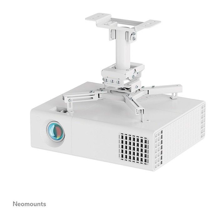 Neomounts Soporte de techo para proyector 45kg totalmente móvil blanco Neomounts Soporte de techo para proyector 45kg totalmente móvil blanco