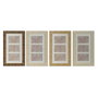 DKD Home Decor Marco Multifoto de Cristal 26x2x44 para 3 Fotos Surtido