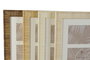 DKD Home Decor Marco Multifoto Scandi Natural Beige 26 x 44 x 2 cm Ps Cristal (4 Unidades) para 3 Fotos