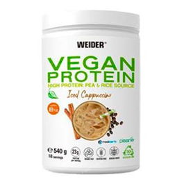 Weider Proteína Vegana Cappuccino Iced 540Gr