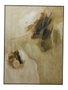 DKD Home Decor Cuadro Lienzo Abstracto Pintado a Mano Beige 120x160 cm