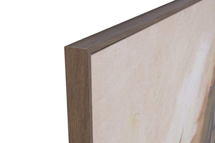 DKD Home Decor Cuadro Lienzo Abstracto Pintado a Mano Beige 120x160 cm