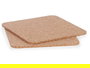 Kinvara Set 2 Salvamanteles Cuadrado Corcho Natural 18x18 cm (Set de 12)
