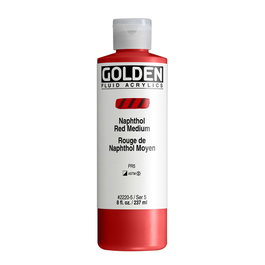 Golden Fluid Colores Acrílicos Rojo Naftol Medio 237 ml
