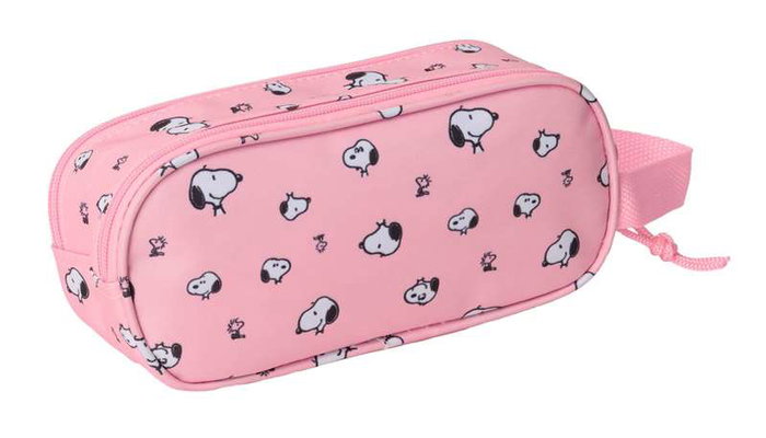 Safta Portatodo Doble 3D Snoopy 21x8x6 cm