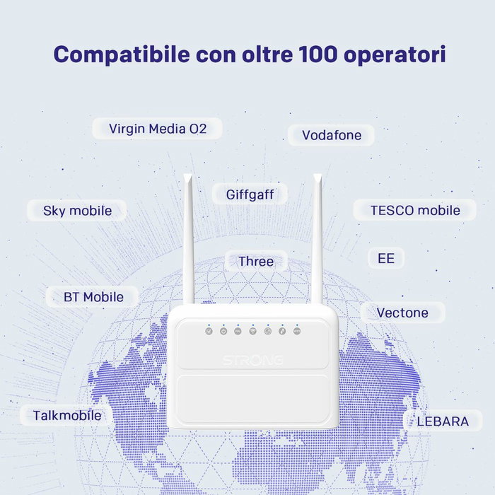 Strong 4GROUTER360 Router de Red Móvil 4G LTE Blanco Strong 4GROUTER360 Router de Red Móvil 4G LTE Blanco