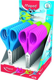 Tijeras Escolares Maped Essentials Pulse 13 Cm. Expositor De 24