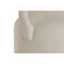 DKD Home Decor Jarrón de Gres Artesanal Beige 34x30x48 cm