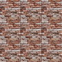 Atmosphera Sticker Imitacion Muro Marron 30 x 30 cm Pack 2 Unidades Vinilo