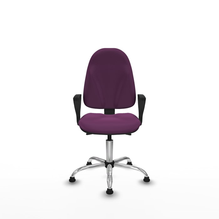 PIQUERAS Y CRESPO Silla de oficina Algarra Morado con Mecanismo Asincro