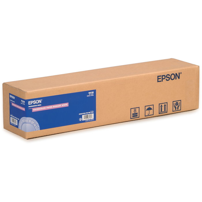 Epson Papel Watercolor Radiant White 24 x 18m 190g/m2